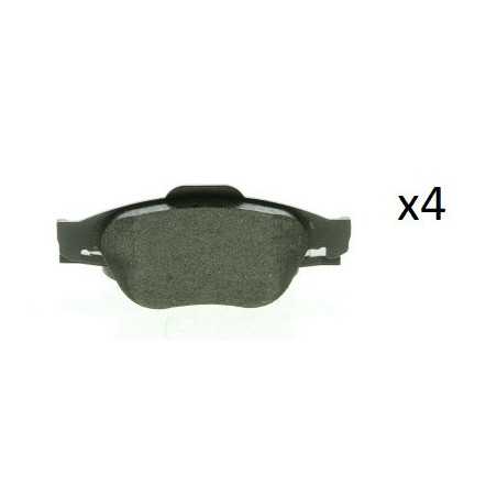 4x Plaquettes de frein Avant - Renault Laguna II Scenic I 101745689 4x Plaquettes de frein Avant - Renault Laguna II Scenic I 101745689