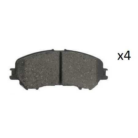 4x Plaquettes de Frein Avant - Nissan Qashqai II X-trail Renault Kadjar Koleos II LP3144 4x Plaquettes de Frein Avant - Nissan Qashqai II X-trail Renault Kadjar Koleos II LP3144
