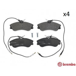 4x Plaquettes de Frein Avant - Citroen Berlingo Xsara Peugeot 306 Partner Brembo P61060