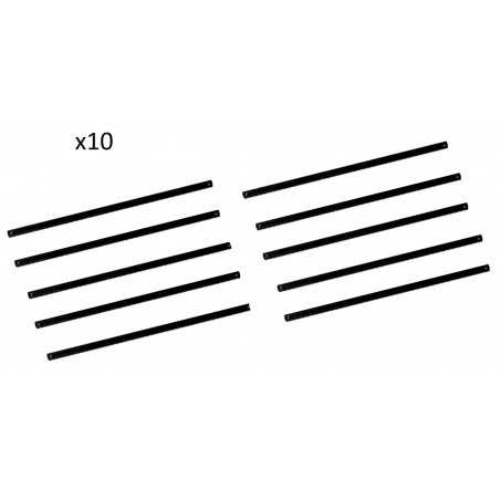 10x Lames de scie a metaux mini - 150 mm 3319