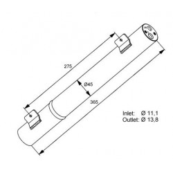 Filtre Déshydrateur Circuit de Climatisation - Mercedes Classe A B 137.50089