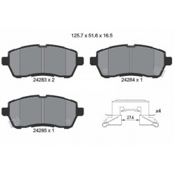 4x Plaquettes de Frein - Daihatsu Ford mazda suzuki 101680309