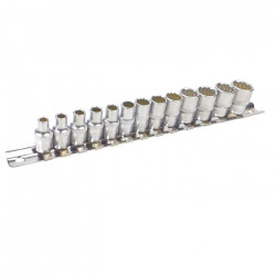 RAIL A DOUILLES TOURNEVIS 1/4" 12 PANS 52717