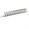 RAIL A DOUILLES TOURNEVIS 1/4" 12 PANS 52717