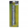 RAIL A 18 DOUILLES TOURNEVIS 1/4" 52909