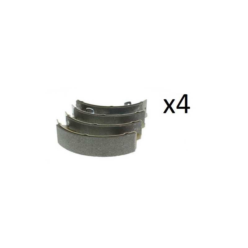 4x mâchoires de frein arrière - Audi, Seat, Skoda, Volkswagen 102440209 First  VH