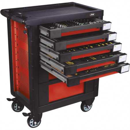 SERVANTE D'OUTILS VIDE 7 TIROIRS - ROUGE 52709 SERVANTE D'OUTILS VIDE 7 TIROIRS - ROUGE 52709
