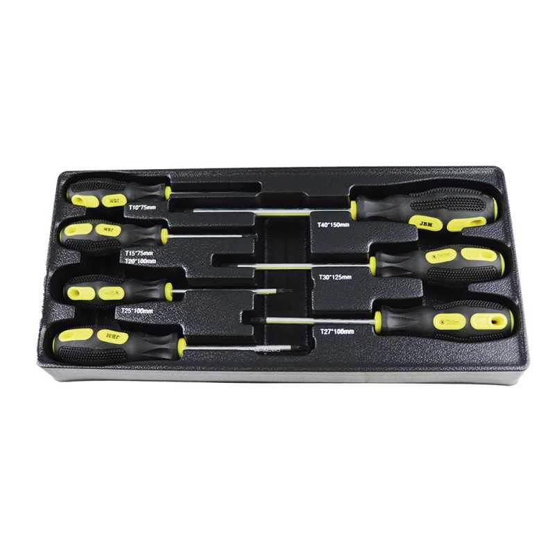 MODULE + 7 TOURNEVIS CRUCIFORMES POUR SERVANTE D'OUTILS 10677