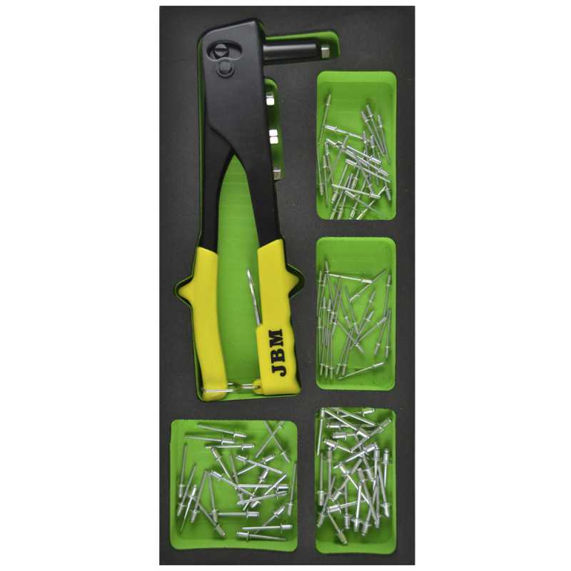 MODULE EVA DE RIVETEUSE + RIVETS POUR SERVANTE D'OUTILS 13667
