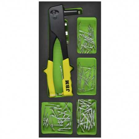 MODULE EVA DE RIVETEUSE + RIVETS POUR SERVANTE D'OUTILS 13667