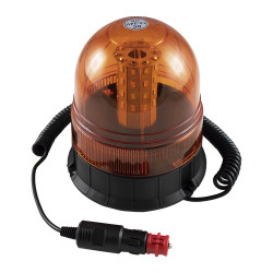 GYROPHARE 6 FONCTIONS À LED 12-24V AVEC PRISE ALLUME-CIGARE 52375