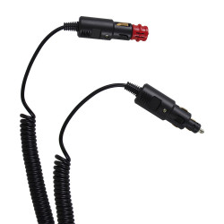 GYROPHARE 6 FONCTIONS À LED 12-24V AVEC PRISE ALLUME-CIGARE 52375