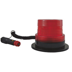 BALISE LUMINEUSE CLIGNOTANT PROFIL BAS ROTATIVE - ROUGE 52910