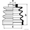 Soufflet de cardan - Daihatsu kia Mazda Mitsubishi Nissan Santana Subaru Suzuki J2865000