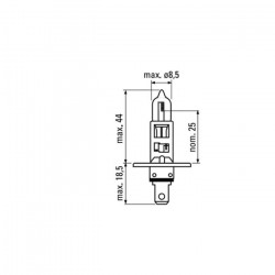 AMPOULE OBN H1 55W 52362