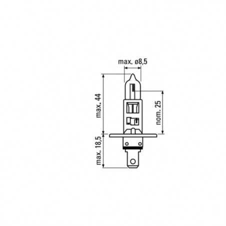 LAMPE DE GYROPHARE H1 35W 10766
