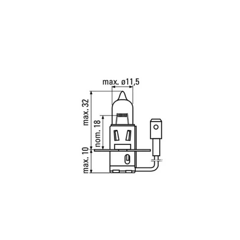 AMPOULE OBN H3 12V 55W 52363