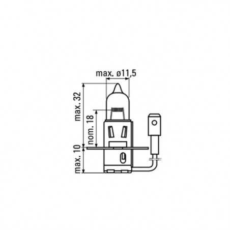 AMPOULE OBN H3 12V 55W 52363