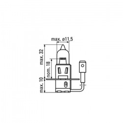 AMPOULE OBN H3 12V 55W 52363