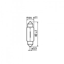 AMPOULE OBN PLAFONIER 11X38 12V 5W 52410