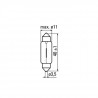 AMPOULE OBN PLAFONIER 11X38 12V 5W 52410