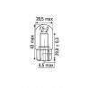 LAMPE OBN 21W T20 12V 52862