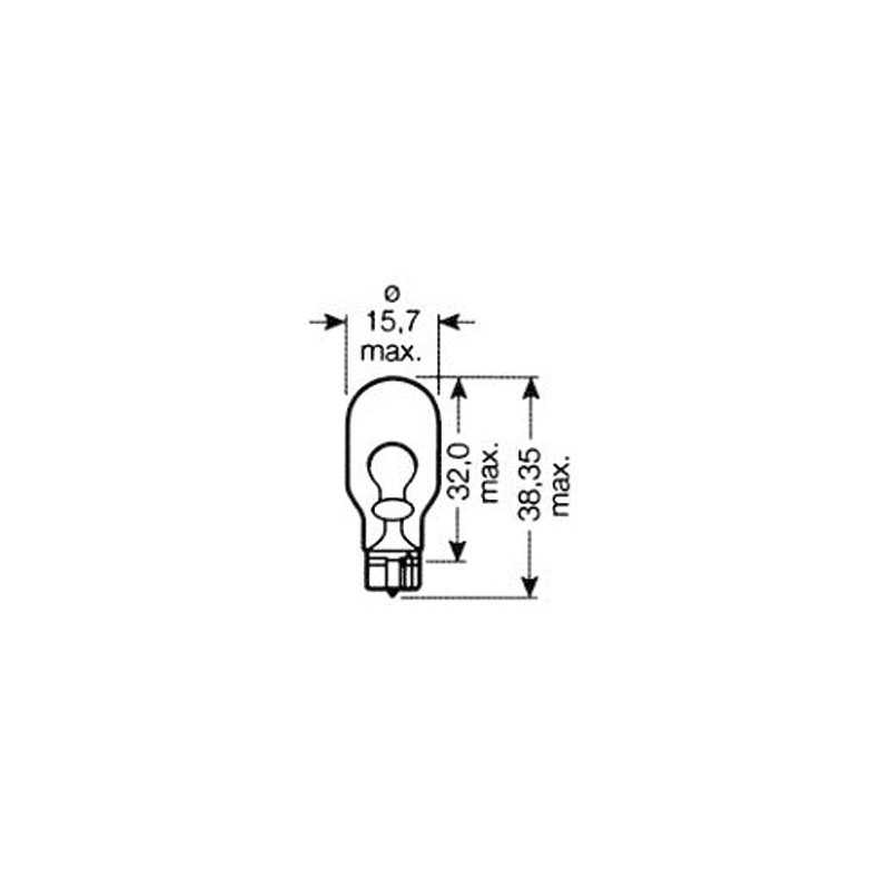 LAMPE OBN 18W 12V T15 52866