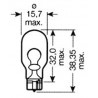 LAMPE OBN 18W 12V T15 52866