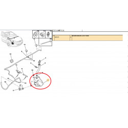 BOCAL RESERVOIR LAVE GLACE - Peugeot 307 6431C1