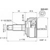 Tete Embout de Cardan Transmission Avant Arriere - Bmw X5 E53 NPZBM001