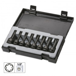 DOUILLES A CHOC TORX 1/2 POUCE T70 POUR COFFRET DOUILLES 52340 12945