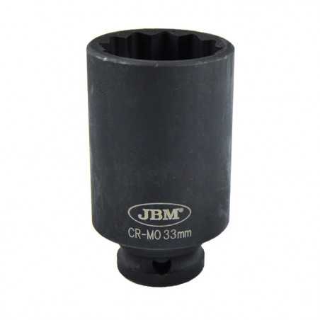 DOUILLE IMPACT 1/2" 12 PANS 33MM 11616