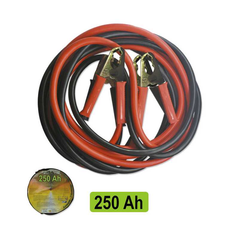 CABLES DE DEMARRAGE 12mmØ / 2,5m PINCE EN TOLE 52069