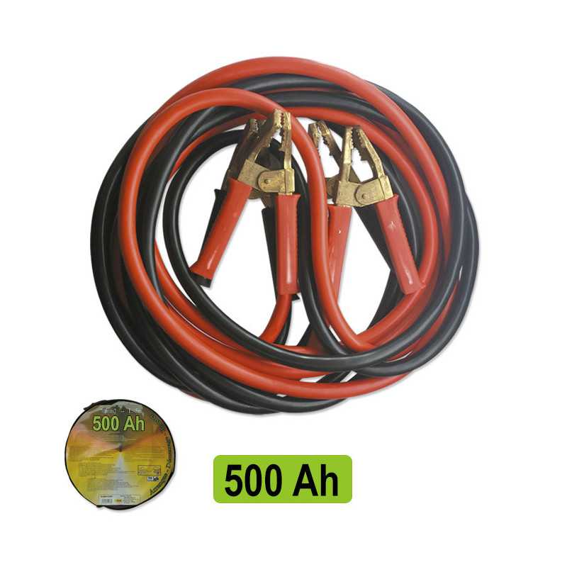 CABLE DE DÉMARRAGE 12mmØ / 3M AVEC PINCES EN LAITON 51365