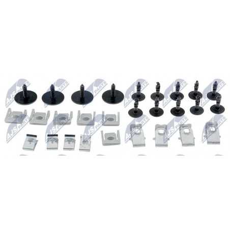 KIT FIXATION CACHE MOTEUR - AUDI A4 A5 ezcau034 KIT FIXATION CACHE MOTEUR - AUDI A4 A5 ezcau034