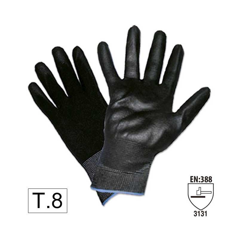 GANTS DE TRAVAIL RENFORCÉE POLYURÉTHANE T.8 51640N