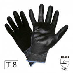 GANTS DE TRAVAIL RENFORCÉE POLYURÉTHANE T.8 51640N