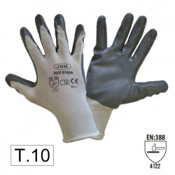 GANTS A/ PAUME RENFORCEE DE NITRILE T.10 51632N