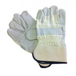 GANTS CUIR ET TOILE 52310