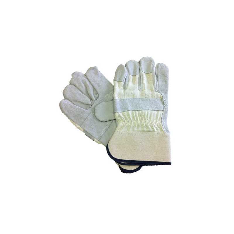 GANTS CUIR ET TOILE 52310