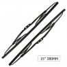 2X BALAIS D'ESSUIE-GLACE UNIVERSEL 15 Pouces 380mm JBMWB15