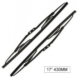 2X BALAI D'ESSUIE-GLACE UNIVERSEL 17 Pouces 430mm JBMWB17