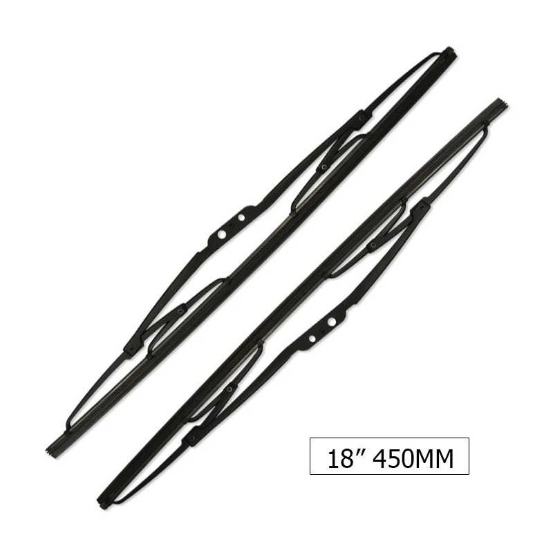 2 Recharges En Caoutchouc Naturel Pour Balais D'essuie-glace - Découpables, Universelles, Longueur Max 650 Mm