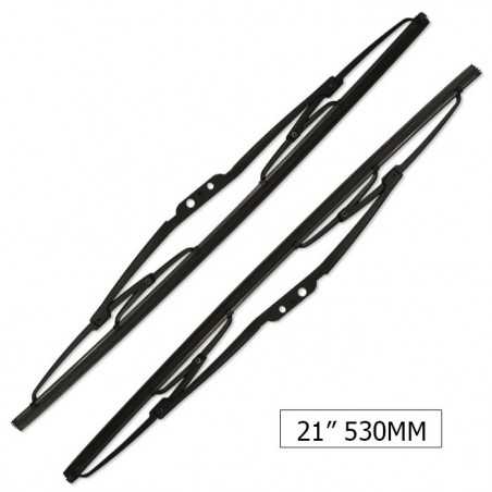 2X BALAIS D'ESSUIE-GLACE UNIVERSEL 21 Pouces 530mm JBMWB21