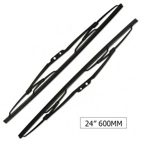 2x BALAIS D'ESSUIE-GLACE UNIVERSEL 24 Pouces 600mm JBMWB24