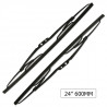 2x BALAIS D'ESSUIE-GLACE UNIVERSEL 24 Pouces 600mm JBMWB24