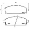 Jeu 4 Plaquettes de Frein avant - Nissan Pathfinder X Trail Renault Koleos 5001123