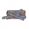 MASSE EQUILIBRAGE AUTOCOLLANTE DE 45 GR. - ZINC 50600