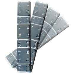 MASSE EQUILIBRAGE AUTOCOLLANTE EN FER EN PASTILLE DE 45 GR. 50601