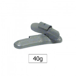 MASSE D'EQUILIBRAGE EN ZINC 40g JANTE UNIV. 50767